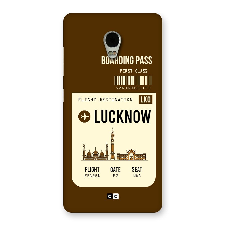 Lucknow Boarding Pass Back Case for Lenovo Vibe P1
