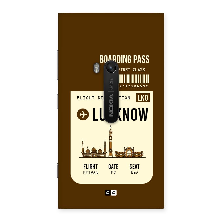 Lucknow Boarding Pass Back Case for Lumia 920