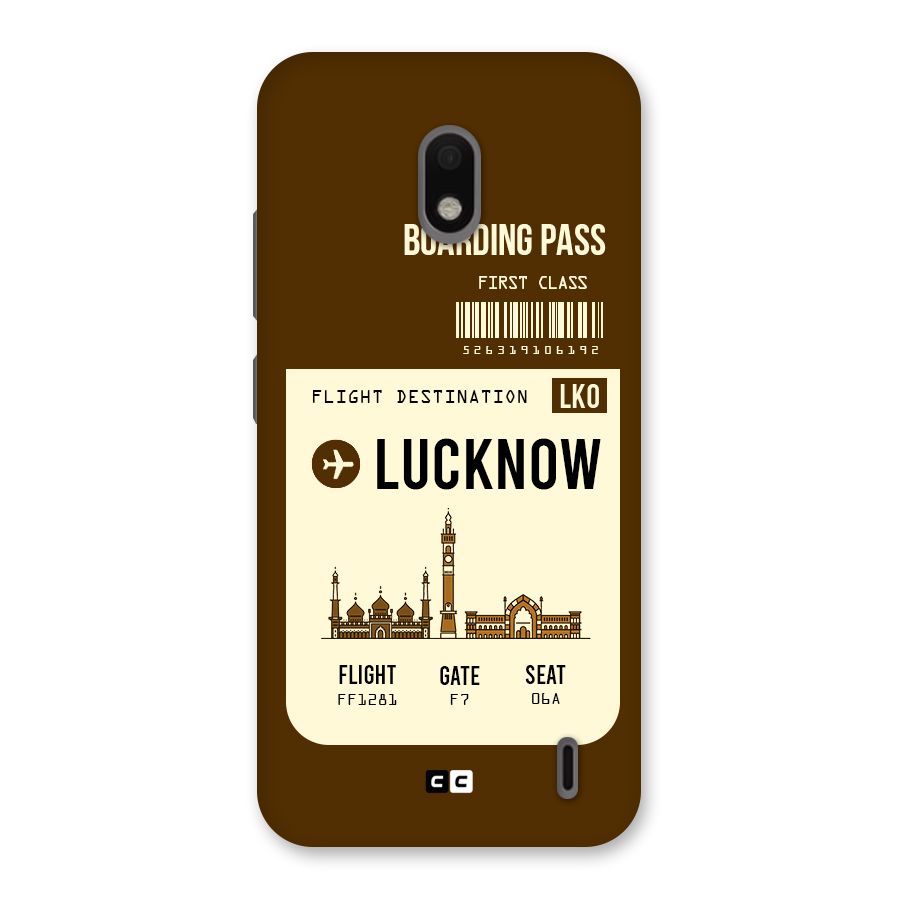 Lucknow Boarding Pass Back Case for Nokia 2.2