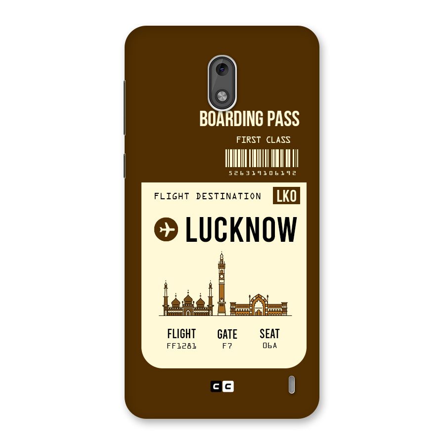 Lucknow Boarding Pass Back Case for Nokia 2