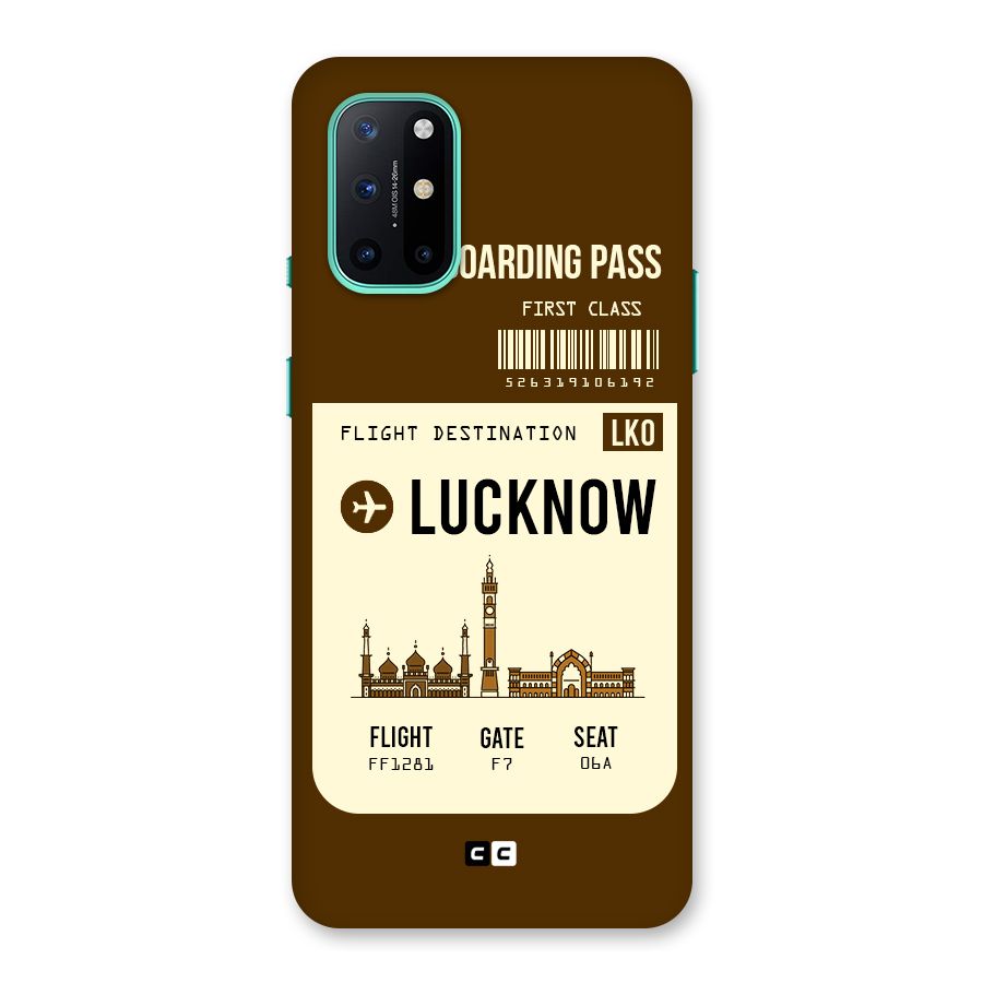 Lucknow Boarding Pass Back Case for OnePlus 8T