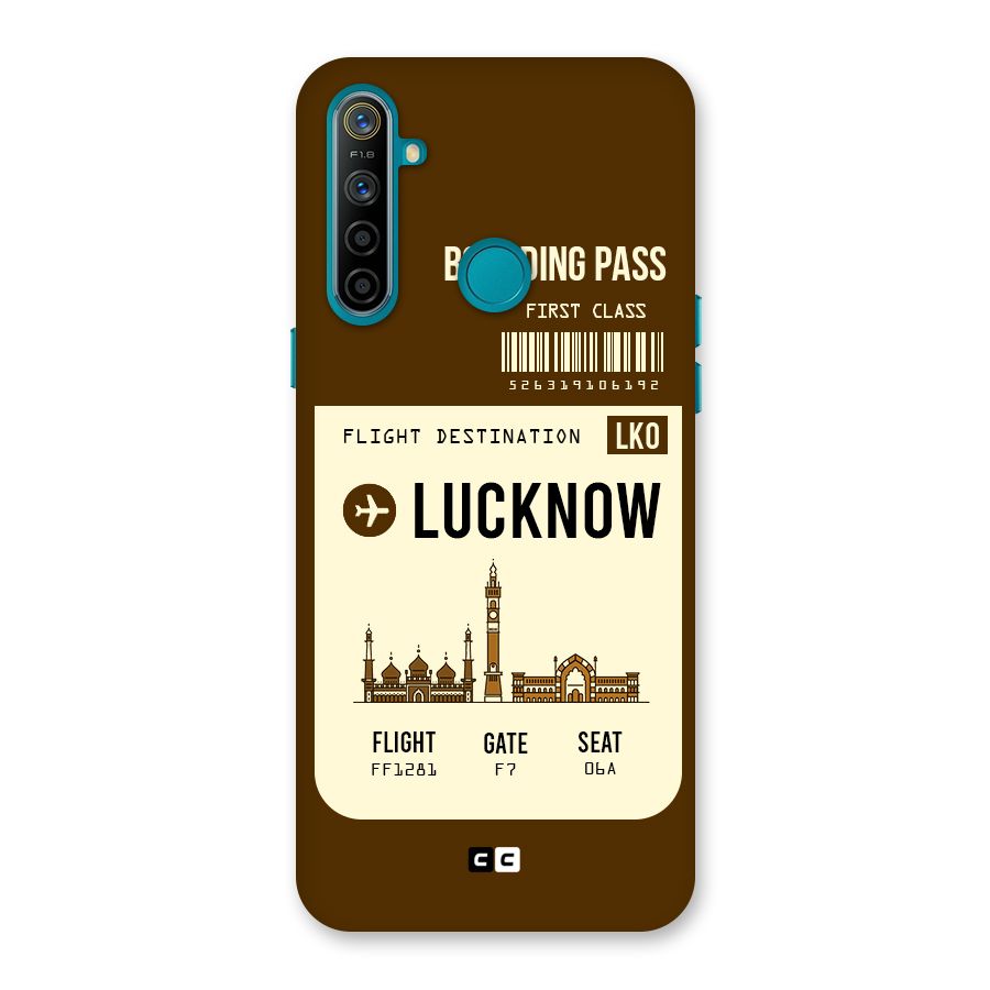 Lucknow Boarding Pass Back Case for Realme 5i