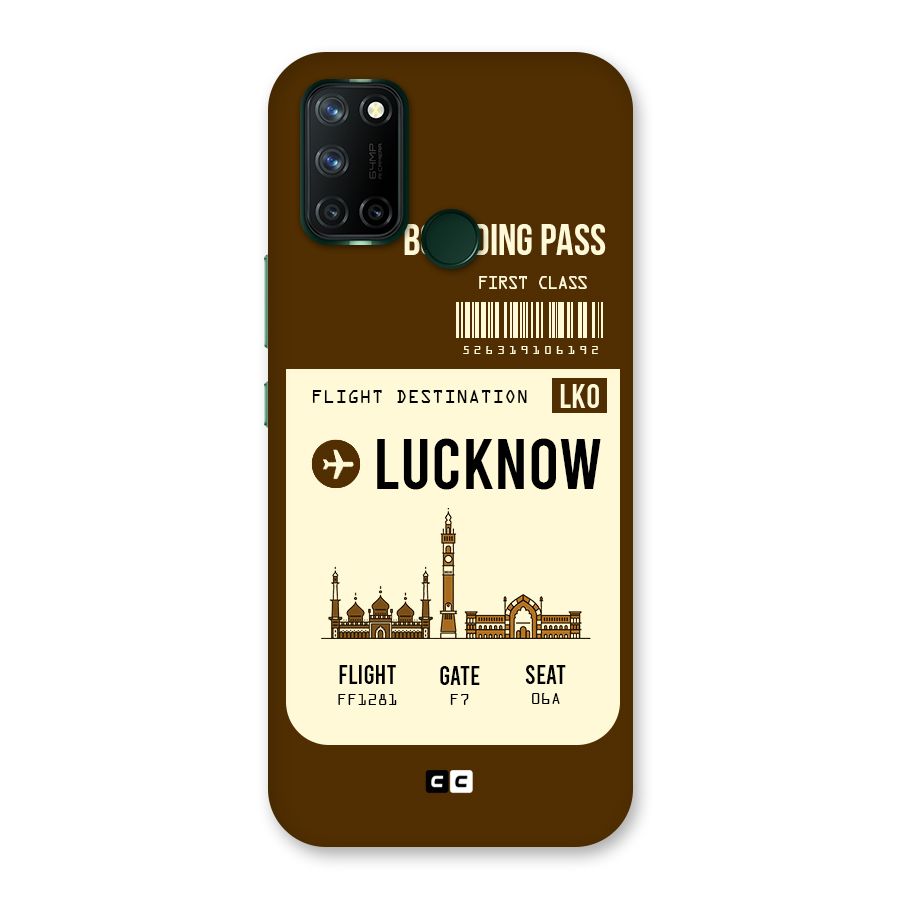 Lucknow Boarding Pass Back Case for Realme 7i