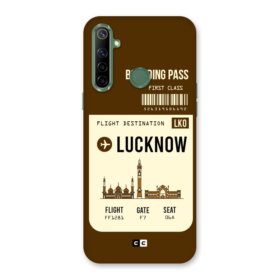 Lucknow Boarding Pass Back Case for Realme Narzo 10