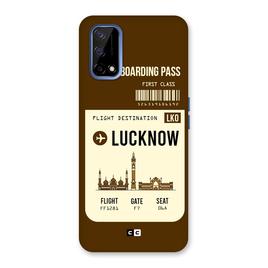 Lucknow Boarding Pass Back Case for Realme Narzo 30 Pro