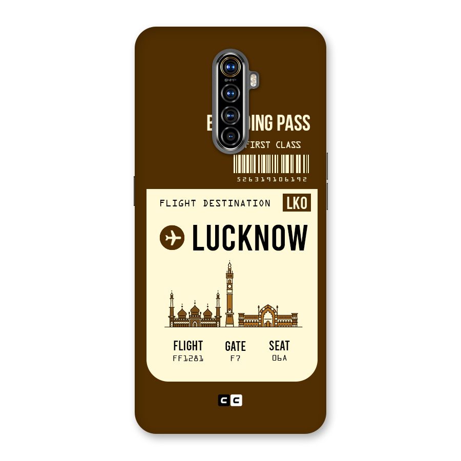 Lucknow Boarding Pass Back Case for Realme X2 Pro