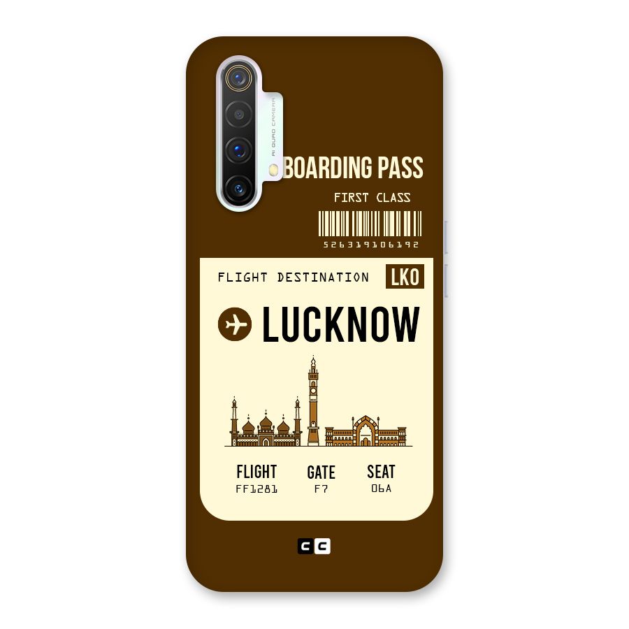 Lucknow Boarding Pass Back Case for Realme X3 SuperZoom