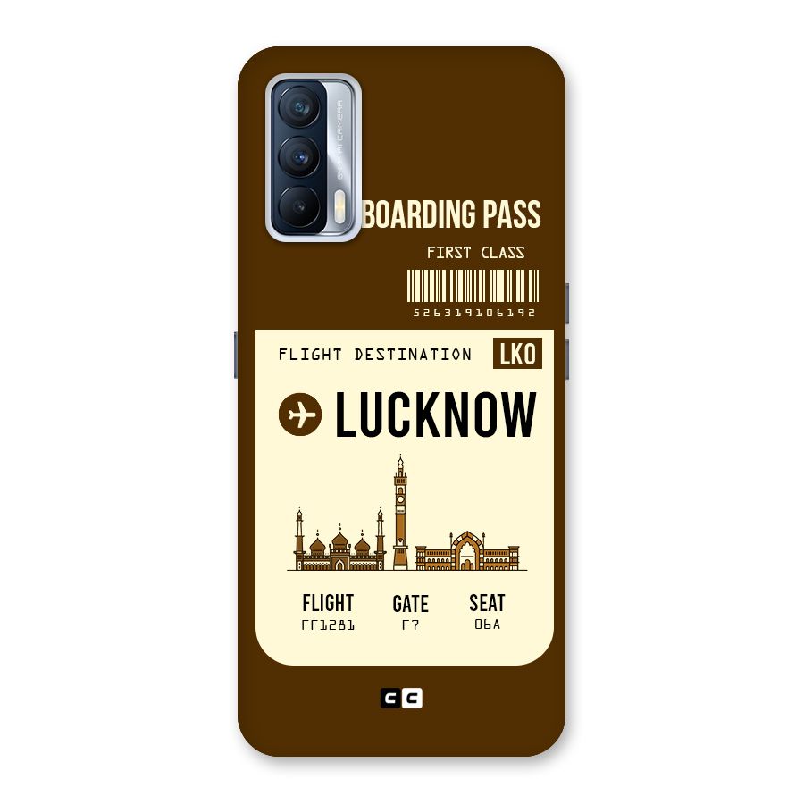 Lucknow Boarding Pass Back Case for Realme X7