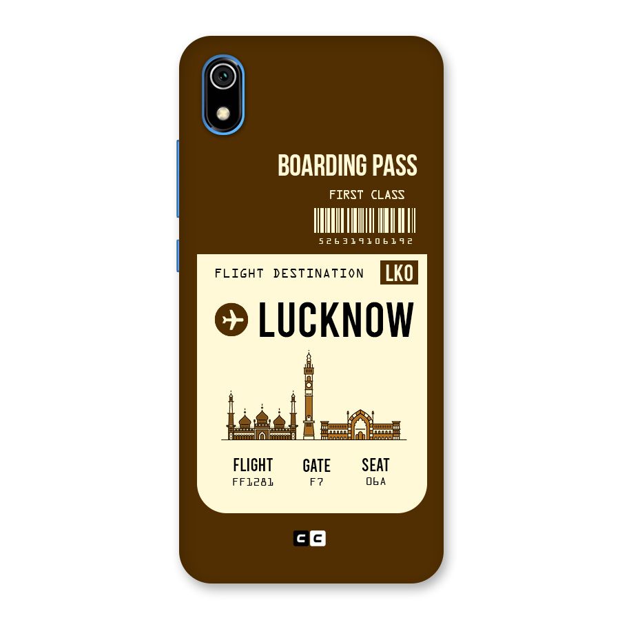 Lucknow Boarding Pass Back Case for Redmi 7A