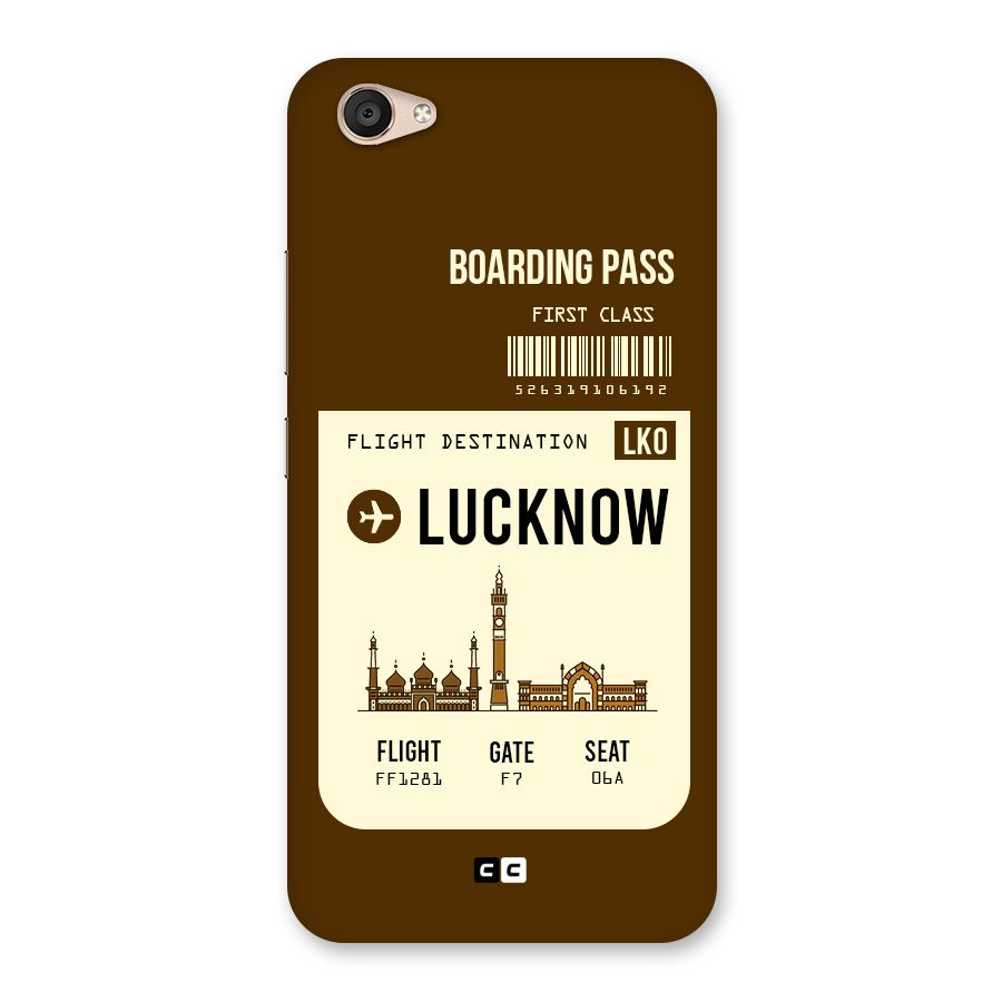 Lucknow Boarding Pass Back Case for Vivo V5 Plus