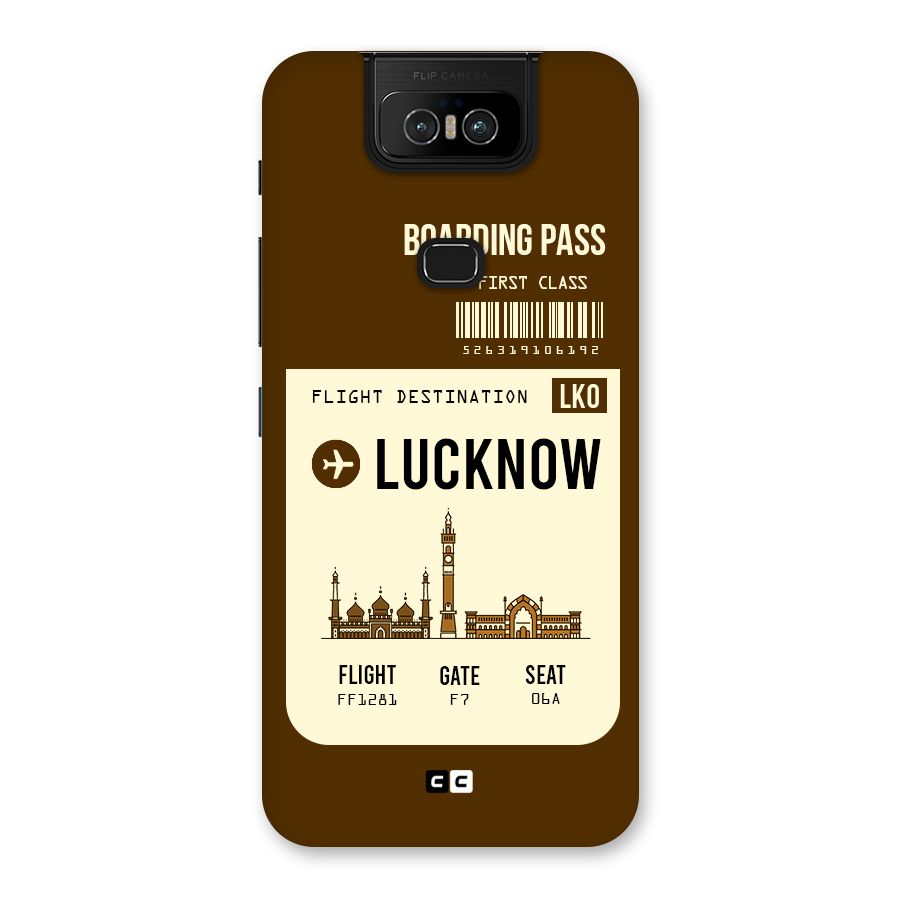 Lucknow Boarding Pass Back Case for Zenfone 6z