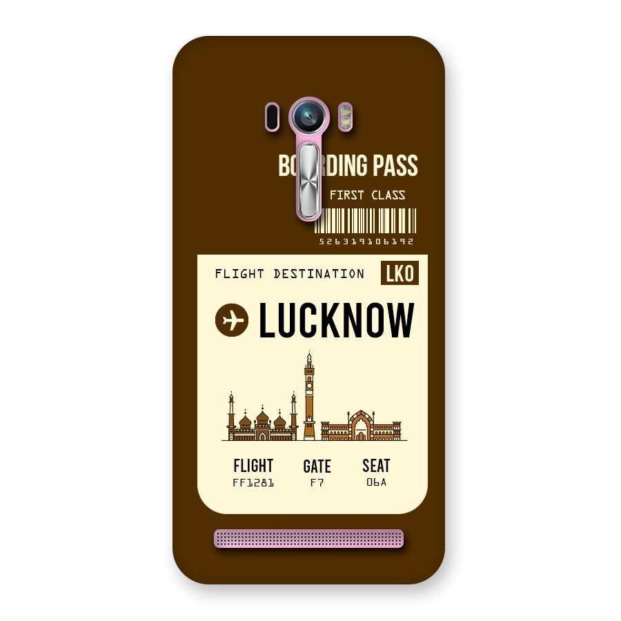 Lucknow Boarding Pass Back Case for Zenfone Selfie