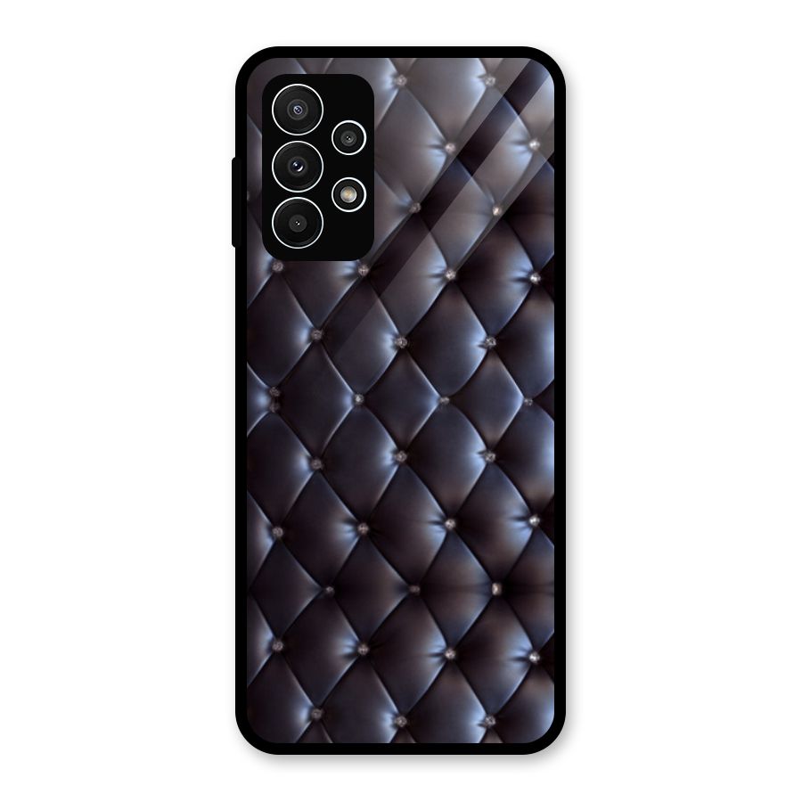 Luxury Pattern Glass Back Case for Galaxy A23