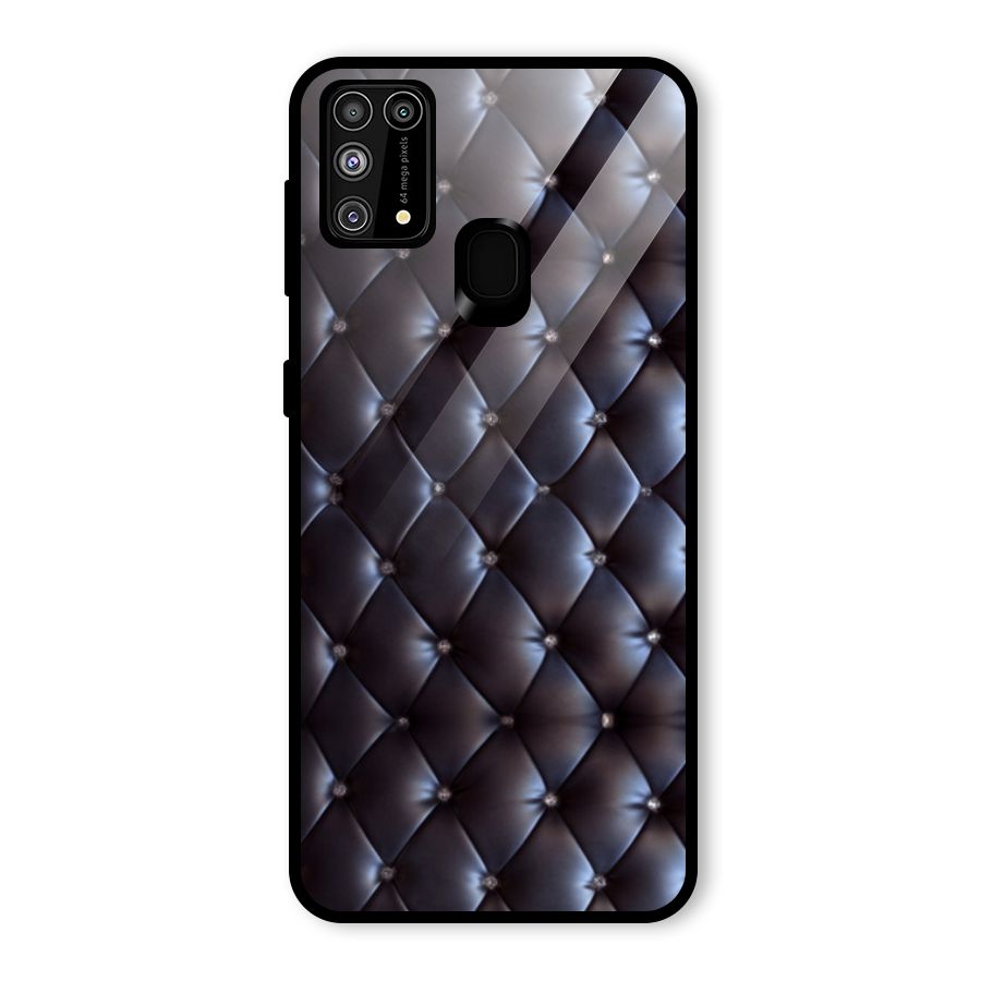 Luxury Pattern Glass Back Case for Galaxy F41