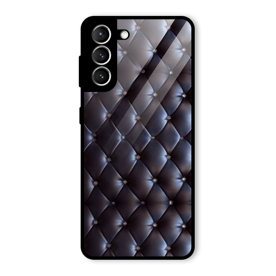 Luxury Pattern Glass Back Case for Galaxy S21 5G
