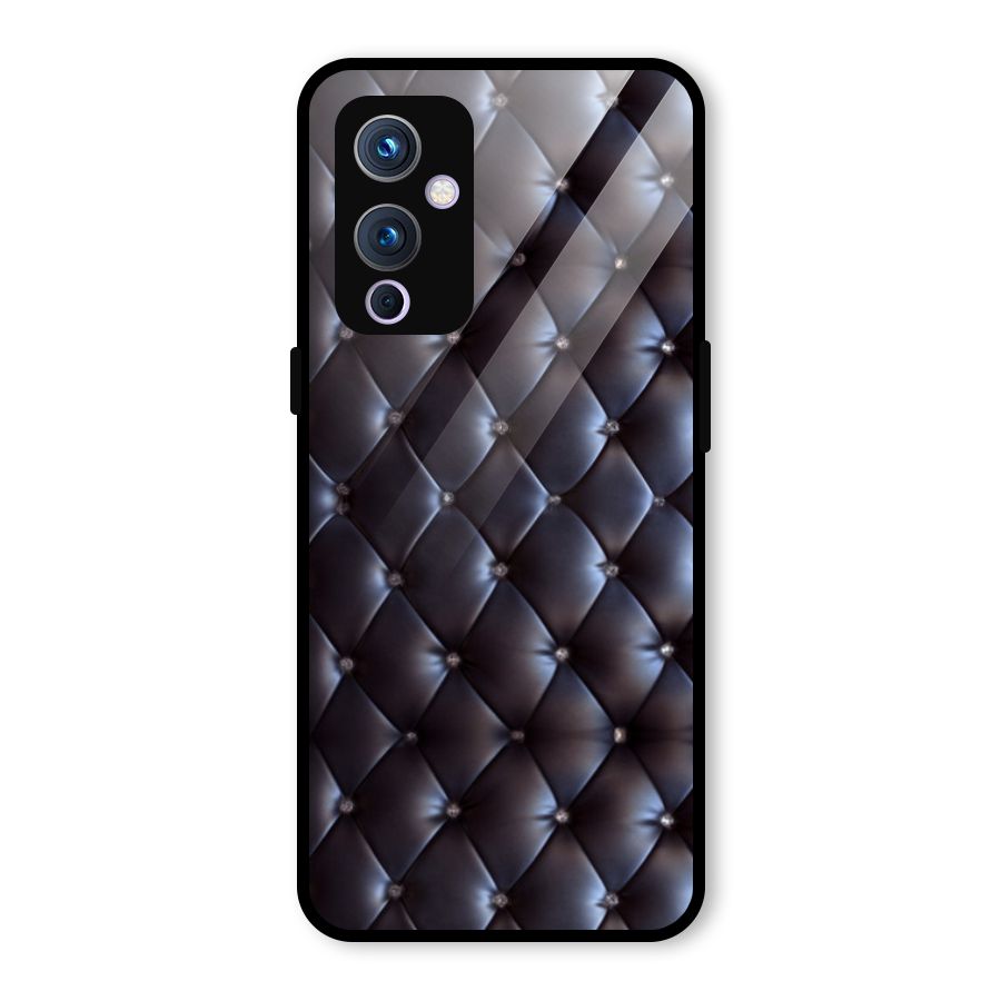Luxury Pattern Glass Back Case for OnePlus 9