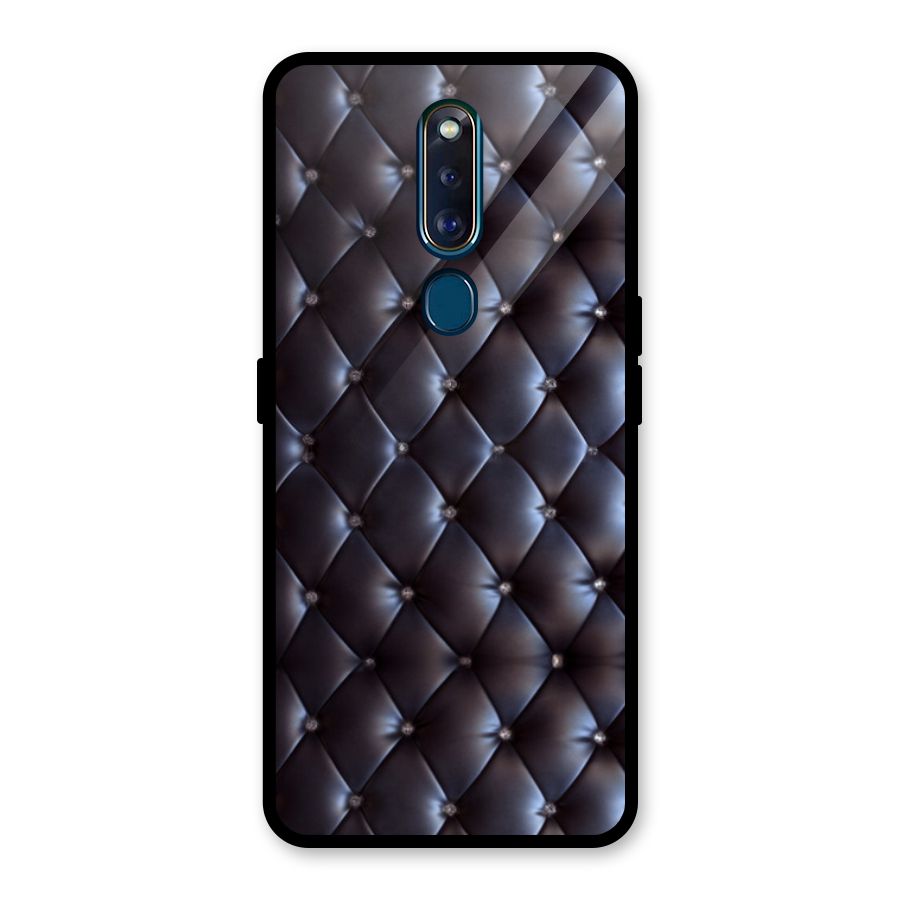 Luxury Pattern Glass Back Case for Oppo F11 Pro