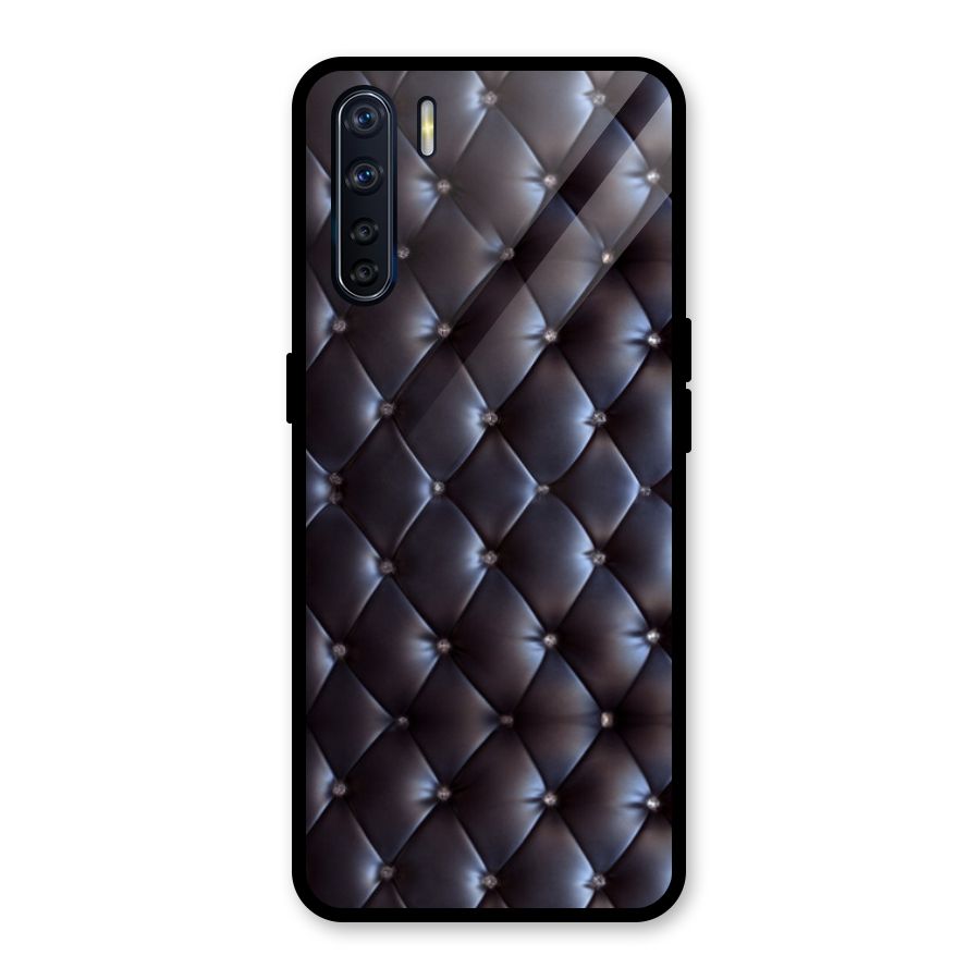 Luxury Pattern Glass Back Case for Oppo F15
