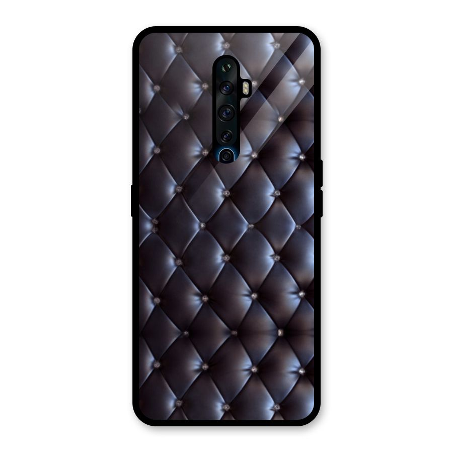 Luxury Pattern Glass Back Case for Oppo Reno2 F