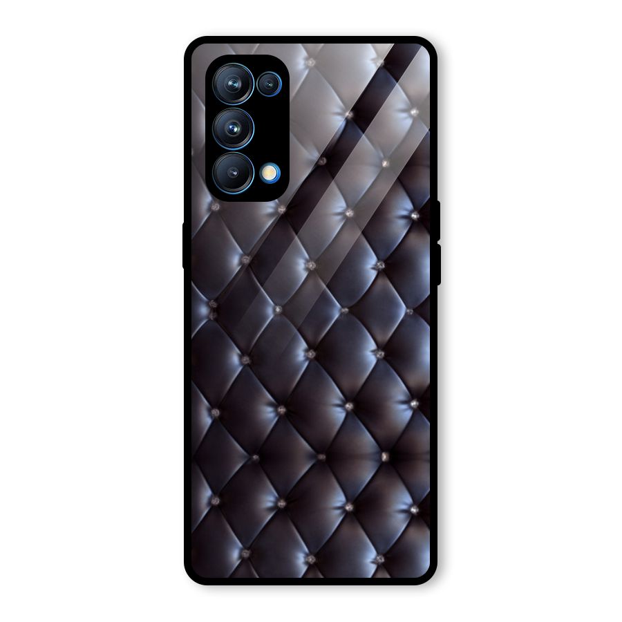 Luxury Pattern Glass Back Case for Oppo Reno5 Pro 5G