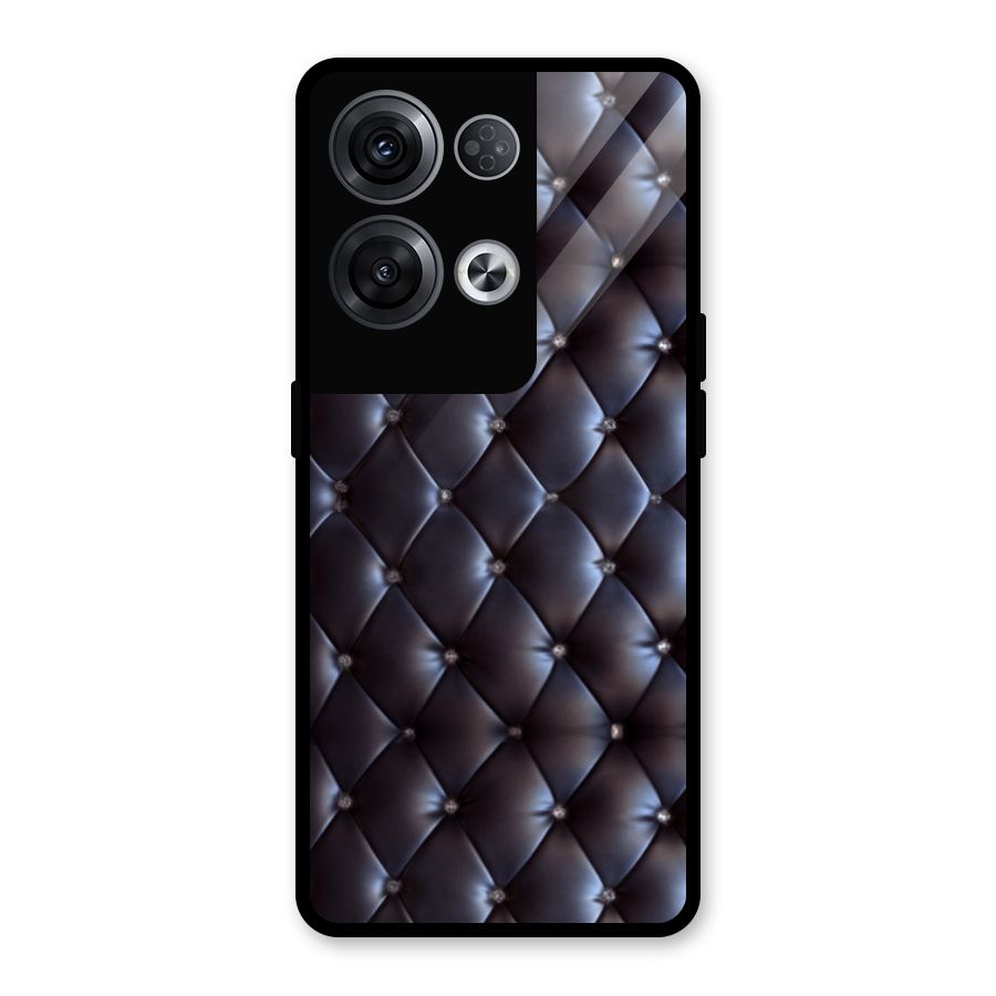 Luxury Pattern Glass Back Case for Oppo Reno8 Pro 5G