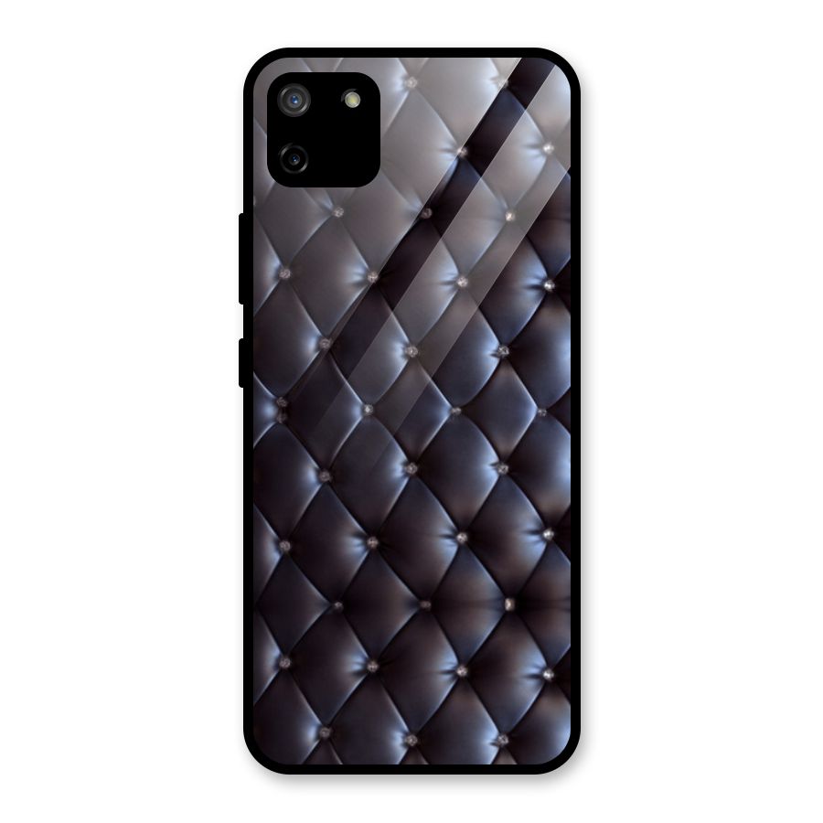 Luxury Pattern Glass Back Case for Realme C11