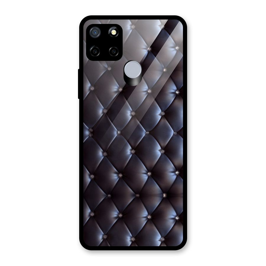 Luxury Pattern Glass Back Case for Realme C12