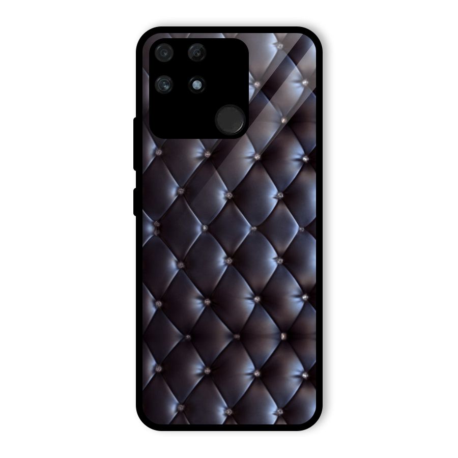 Luxury Pattern Glass Back Case for Realme Narzo 50A