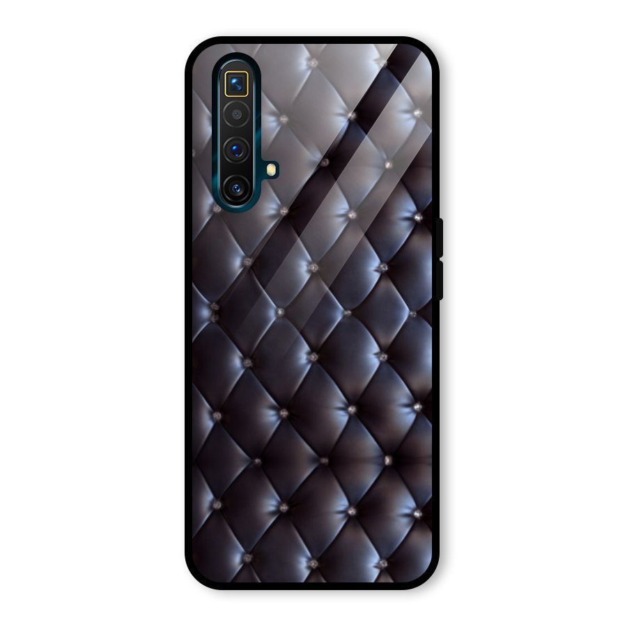 Luxury Pattern Glass Back Case for Realme X3