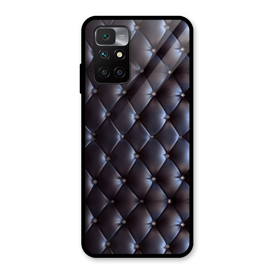 Luxury Pattern Glass Back Case for Redmi 10 Prime