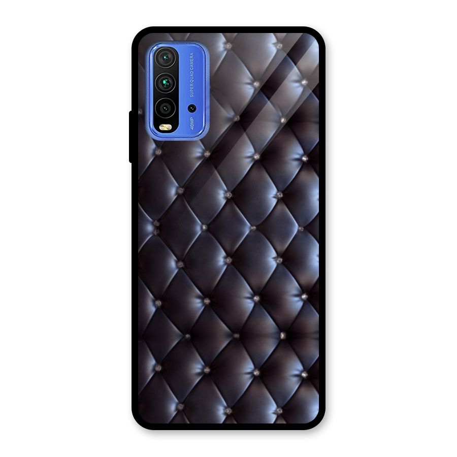 Luxury Pattern Glass Back Case for Redmi 9 Power