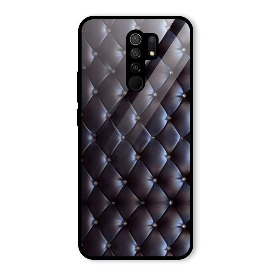 Luxury Pattern Glass Back Case for Redmi 9 Prime