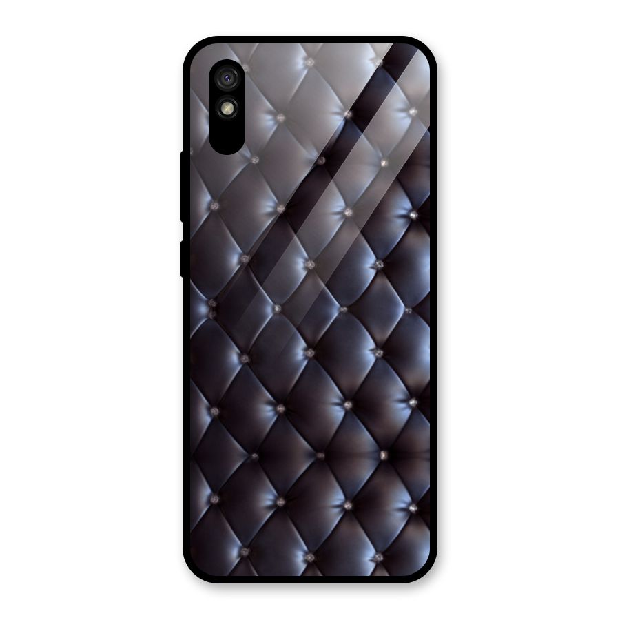Luxury Pattern Glass Back Case for Redmi 9i