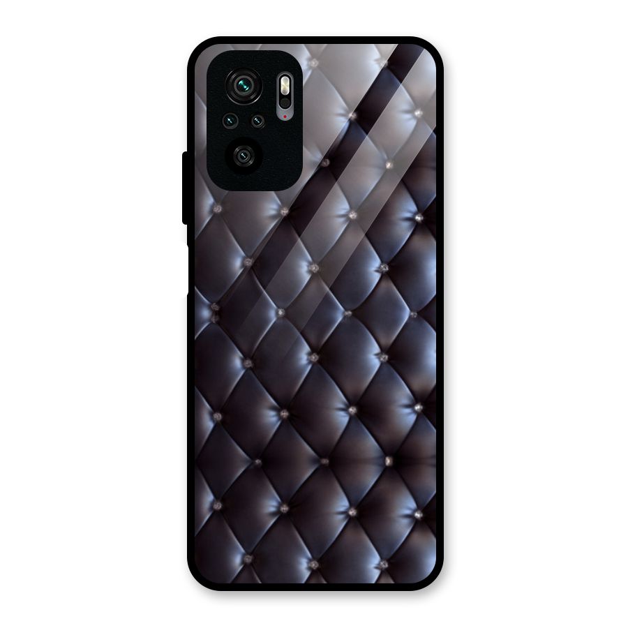 Luxury Pattern Glass Back Case for Redmi Note 10S