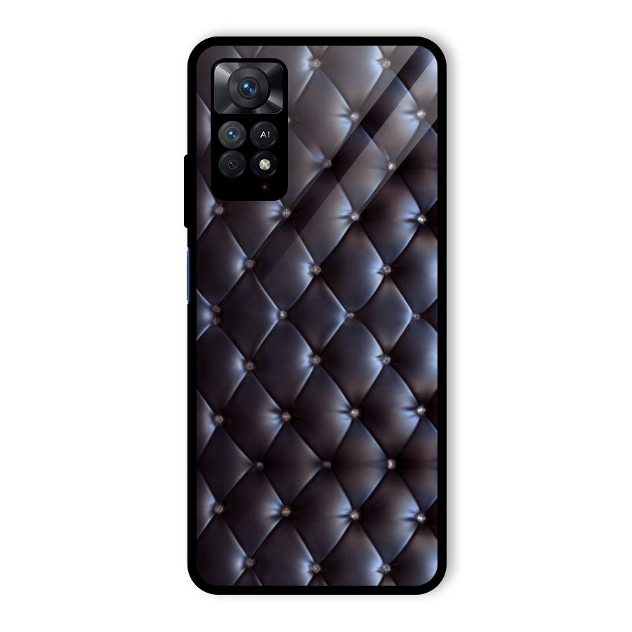 Luxury Pattern Glass Back Case for Redmi Note 11 Pro