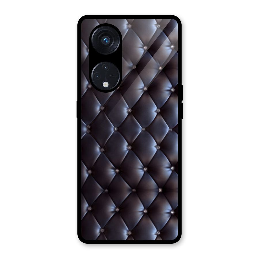 Luxury Pattern Glass Back Case for Reno8 T 5G
