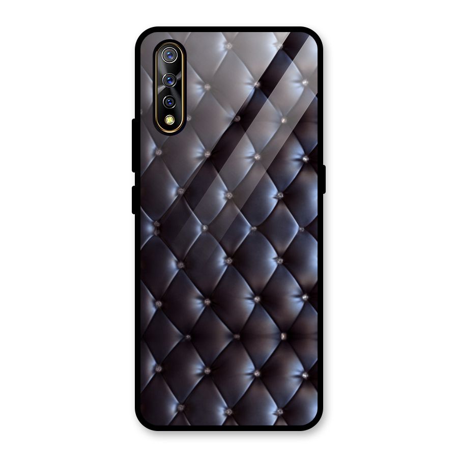 Luxury Pattern Glass Back Case for Vivo S1