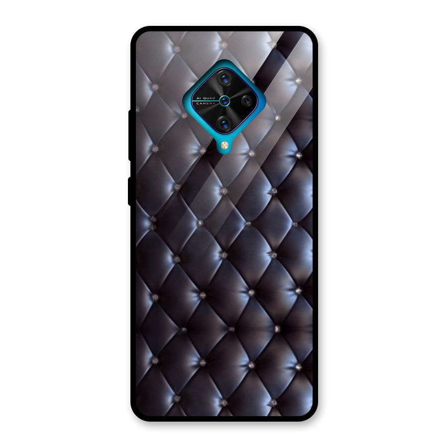 Luxury Pattern Glass Back Case for Vivo S1 Pro