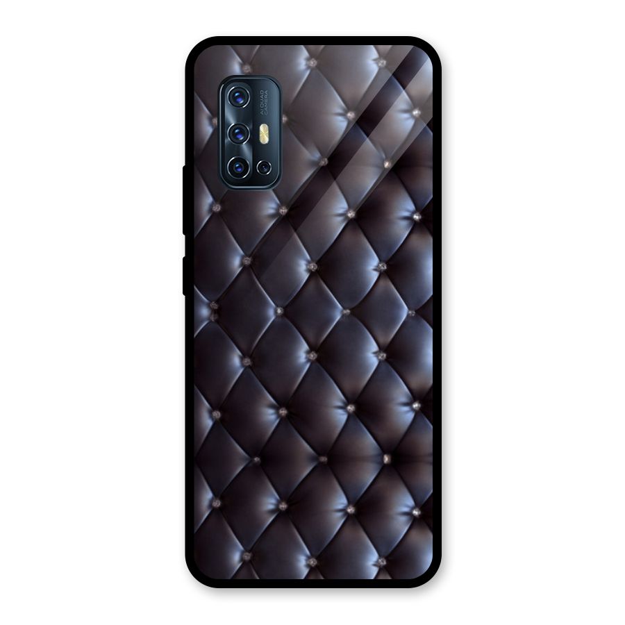Luxury Pattern Glass Back Case for Vivo V17
