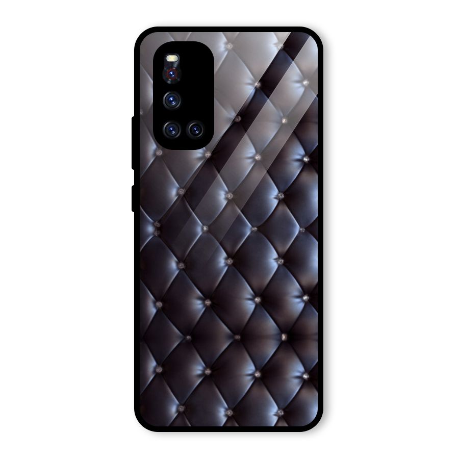 Luxury Pattern Glass Back Case for Vivo V19
