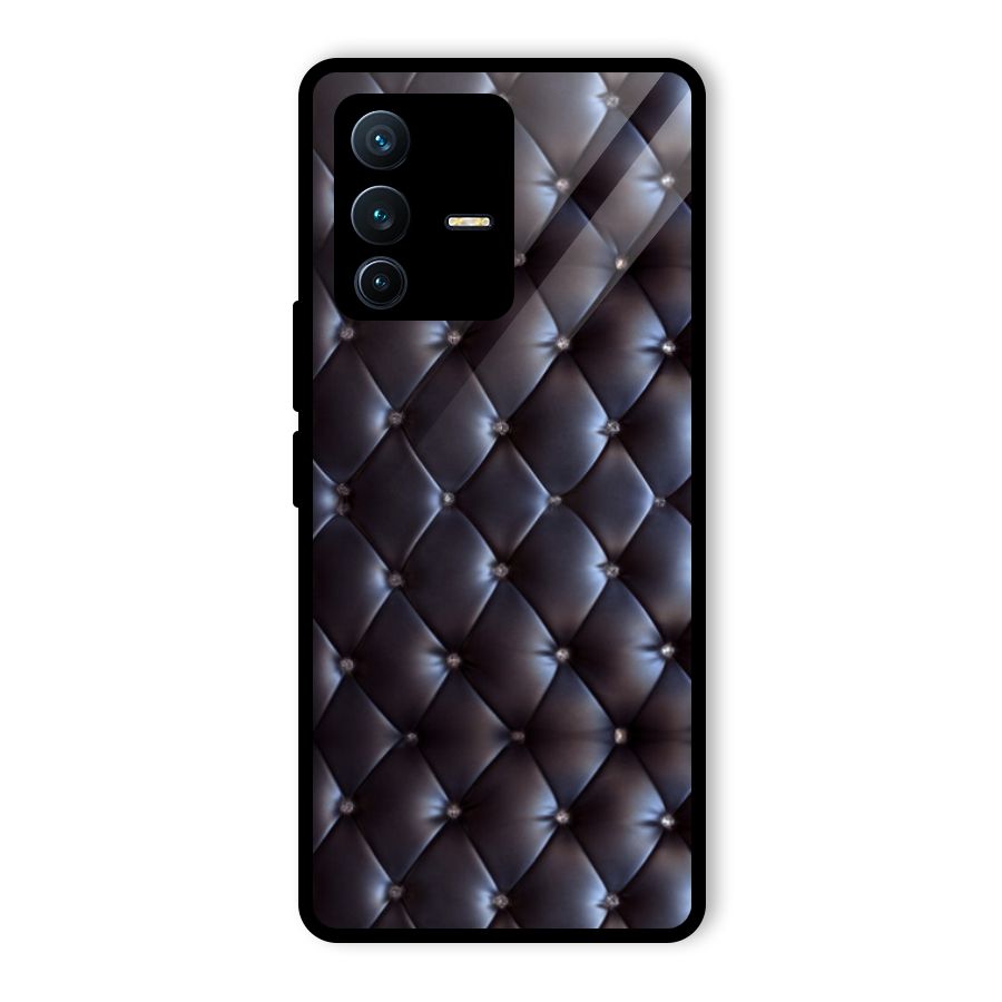 Luxury Pattern Glass Back Case for Vivo V23 Pro