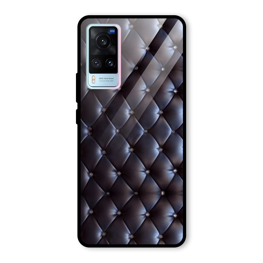 Luxury Pattern Glass Back Case for Vivo X60