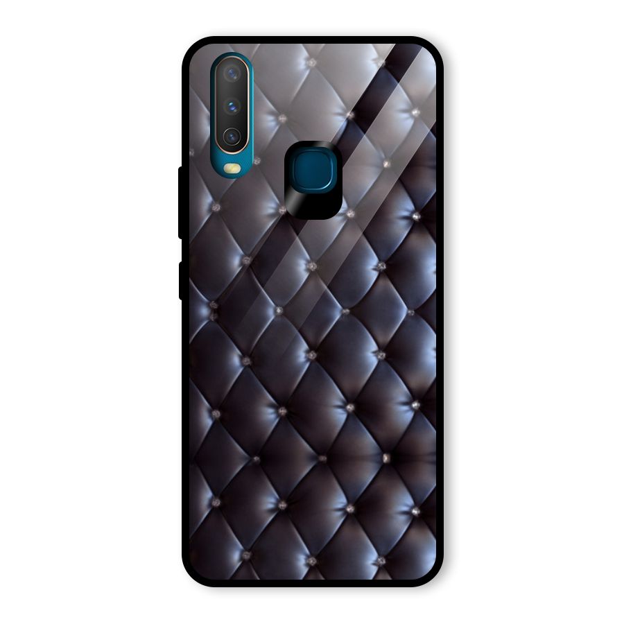 Luxury Pattern Glass Back Case for Vivo Y12