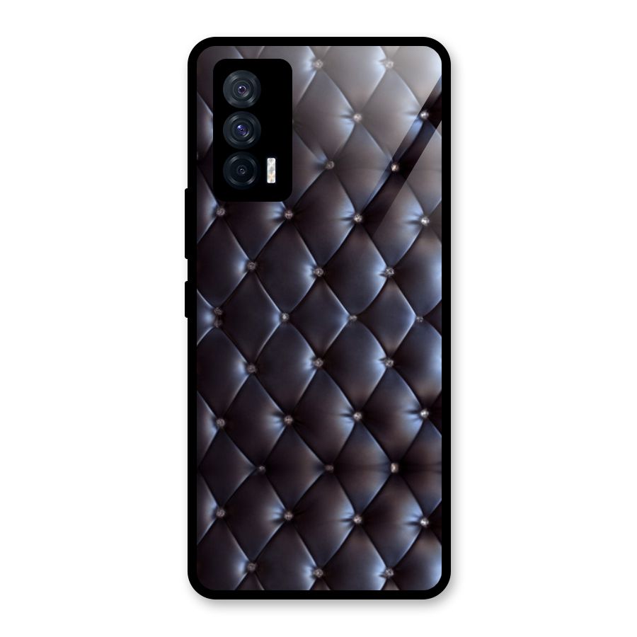 Luxury Pattern Glass Back Case for Vivo iQOO 7 5G