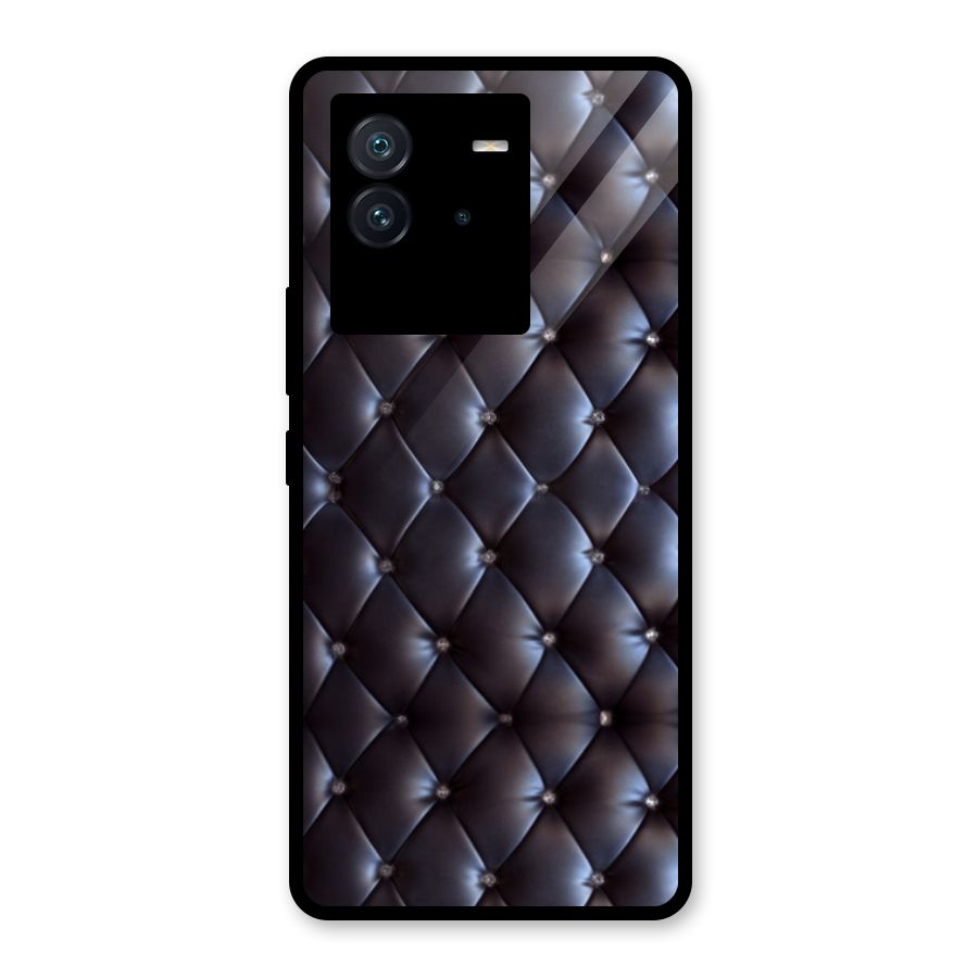 Luxury Pattern Glass Back Case for Vivo iQOO Neo 6 5G