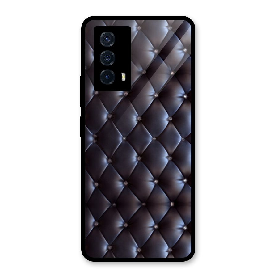 Luxury Pattern Glass Back Case for Vivo iQOO Z5