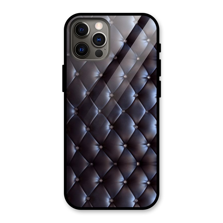 Luxury Pattern Glass Back Case for iPhone 12 Pro