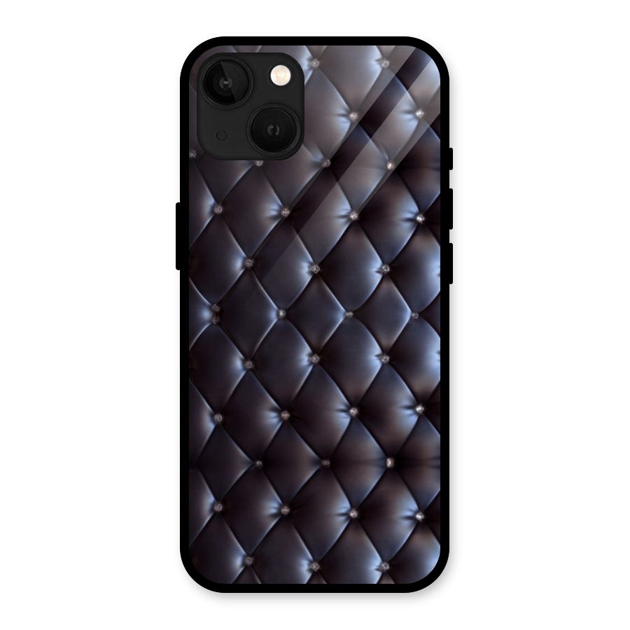Luxury Pattern Glass Back Case for iPhone 13