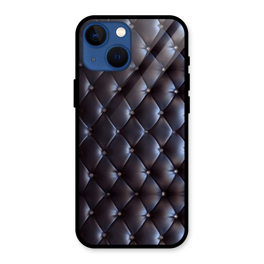 Luxury Pattern Glass Back Case for iPhone 13 Mini