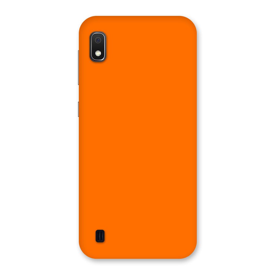 Mac Orange Back Case for Galaxy A10
